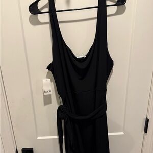 Bar III Black Tank Top Wrap Dress